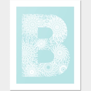 Letter B Posters and Art